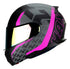 Casco Abatible Hax Amatista Wind rosado
